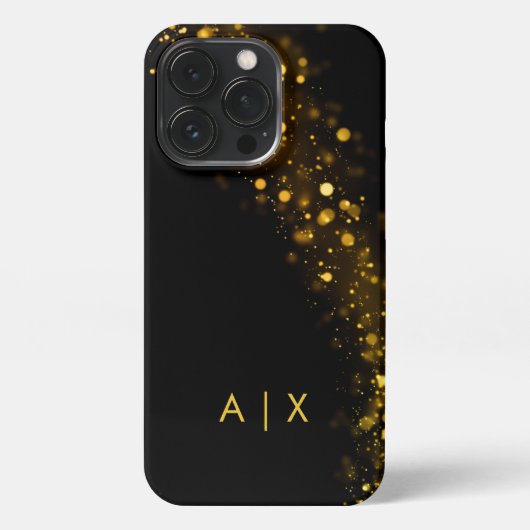 シンプルカップル名モノグラムの iPhoneケース (裏面)