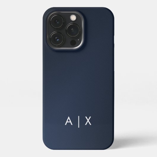 シンプルカップル名モノグラムの iPhoneケース (裏面)