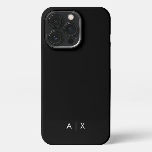 シンプルカップル名モノグラムの iPhoneケース (裏面)