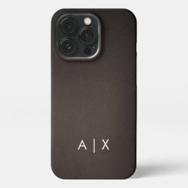 シンプルカップル名モノグラムの iPhone 13 PROケース