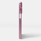 シンプルカップル名モノグラムの iPhoneケース (右側面)