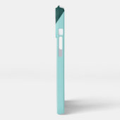 シンプルカップル名モノグラムの iPhoneケース (左側面)