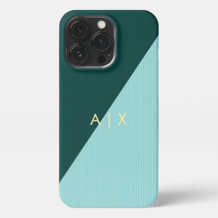 シンプルカップル名モノグラムの iPhone 13 PROケース