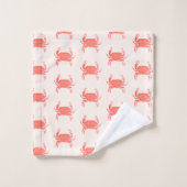 シンプルカニ海パタ自然ーン バスタオルセット (ウォッシュタオル)