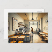 シンプルカフェインSan Francisco Mag ポストカード (正面/裏面)