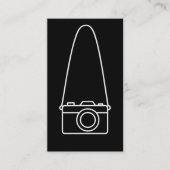 シンプルカメラ ミニマル 遊び心のある 写真 名刺 (正面)