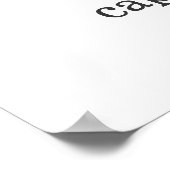 シンプルカメラInstagram写真ハッシュタグ記号 ポスター (角)