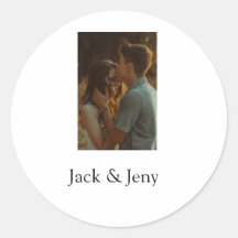 シンプルカラフルの追加ミニマル名写真文字の顧客