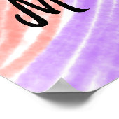 シンプルカラフルテキスト名イメージの追加 ポスター (角)