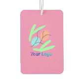 シンプルカラフルデザインロゴの追加 カーエアーフレッシュナー (裏面)