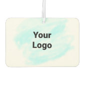 シンプルカラフルデザインロゴを追加する空気清浄機 カーエアーフレッシュナー (裏面)