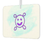 シンプルカラフルデザインロゴを追加する空気清浄機 カーエアーフレッシュナー (左)