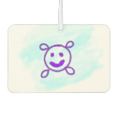 シンプルカラフルデザインロゴを追加する空気清浄機 カーエアーフレッシュナー (正面)