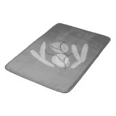 シンプルカラフルデザイン追加あなたのロゴ文字車flo バスマット (アングル)