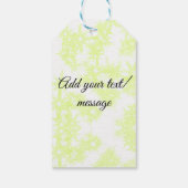 シンプルカラフルミニマル写真がDAT救に輝く ギフトタグ (裏面)