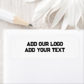 シンプルカラフルミニマル抽象芸術を追加する ラベル (インサイチュ)