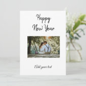 シンプルカラフルミニマルhappy new year add photo (スタンド正面)