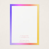 シンプルカラフル付きイヤリング表示カ縁どード (裏面)