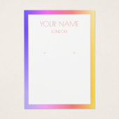 シンプルカラフル付きイヤリング表示カ縁どード (正面)