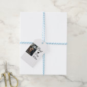 シンプルカラフル動物の名前を追加photodog mom gift ギフトタグ (より糸付き)