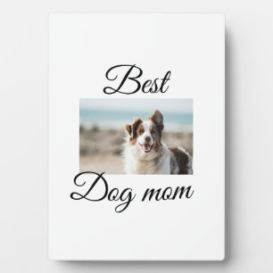 シンプルカラフル動物の名前を追加photodog mom gift フォトプラーク