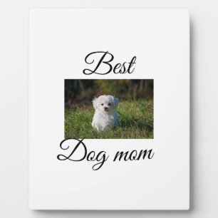 シンプルカラフル動物の名前を追加photodog mom gift フォトプラーク