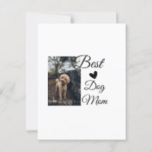 シンプルカラフル動物の名前を追加photodog mom gift