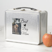 シンプルカラフル動物の名前を追加photodog mom gift メタルランチボックス (インサイチュ)