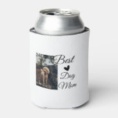 シンプルカラフル動物の名前を追加photodog mom gift 缶クーラー (缶正面)