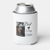 シンプルカラフル動物の名前を追加photodog mom gift 缶クーラー (缶裏面)