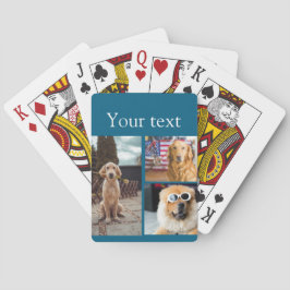 シンプルカラフル動物の追加name photo collage トランプ