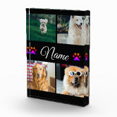 シンプルカラフル動物の追加name photo collage フォトブロック (右)