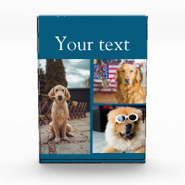 シンプルカラフル動物の追加name photo collage フォトブロック