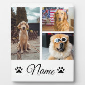 シンプルカラフル動物の追加name photo collage フォトプラーク (正面)