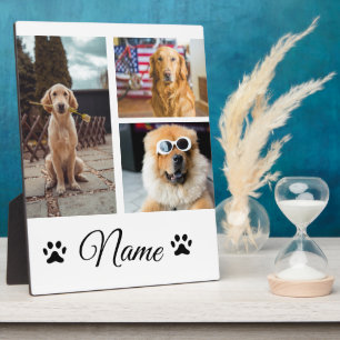 シンプルカラフル動物の追加name photo collage フォトプラーク