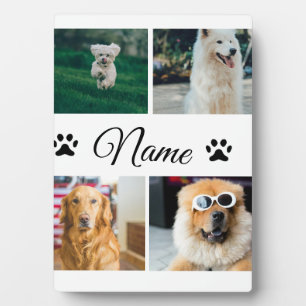 シンプルカラフル動物の追加name photo collage フォトプラーク