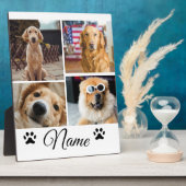 シンプルカラフル動物の追加name photo collage フォトプラーク (側面)