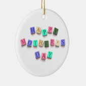 シンプルカラフル母の日タイル |オーナメント セラミックオーナメント (右)