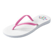 シンプルカラフル母の日タイル |ビーチサンダル ビーチサンダル (アングル)