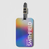 シンプルカラーシフトトラベル ラゲッジタグ (正面縦)