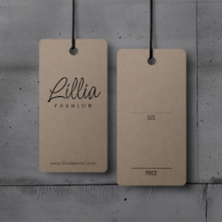 シンプルカルボつるード衣料品の表示価格ラベル