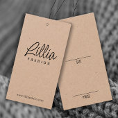 シンプルカルボつるード衣料品の表示価格ラベル