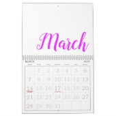 シンプルカレンダー2025ミニマル カレンダー (3月 2027)