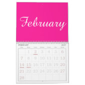 シンプルカレンダー2025ミニマル カレンダー (2月 2027)