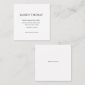シンプルカ結婚ード エンクロージャーカード (正面/裏面)