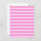 シンプルガーリーモダンピストライプク ポストカード (正面/裏面)