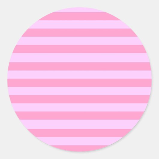 シンプルガーリーモダンピストライプク ラウンドシール (正面)