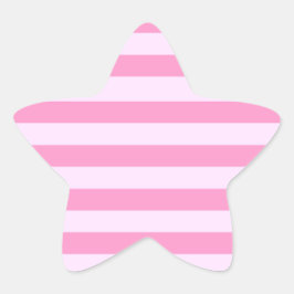 シンプルガーリーモダンピストライプク 星シール