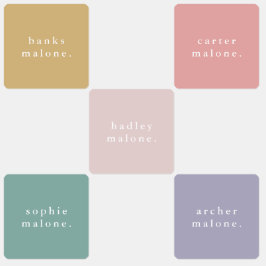 シンプルキッズネーム防水服 ラベル