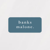 シンプルキッズネーム防水服 ラベル (デザイン1)